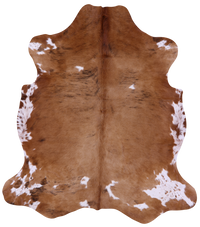 Thumbnail for Light Brown Natural Cowhide Rug - X-Large 7'2