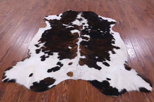 Tricolor Natural Cowhide Rug - Large 6'7