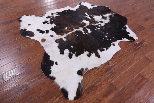 Tricolor Natural Cowhide Rug - Large 6'7