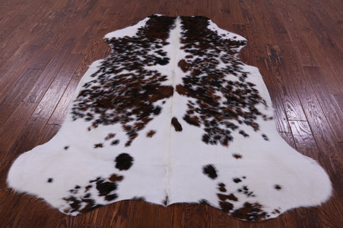 Salt & Pepper Natural Brown Cowhide Rug - Large 6'8