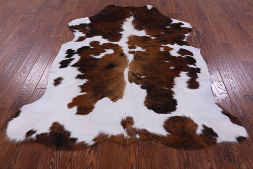 Tricolor Natural Cowhide Rug - Large 6'11