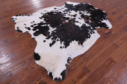 Tricolor Natural Cowhide Rug - Large 6'10