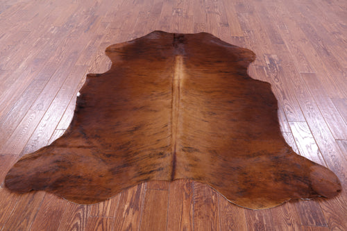 Brindle Natural Cowhide Rug - Large 6'6