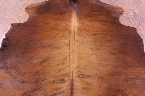 Brindle Natural Cowhide Rug - Large 6'6