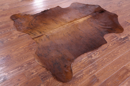 Brindle Natural Cowhide Rug - Large 6'6
