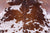 Salt & Pepper Natural Brown Cowhide Rug - X-Large 7'0"H x 6'6"W