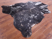 Thumbnail for Brindle Salt & Pepper Natural Cowhide Rug - XLarge 7'4