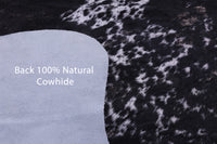 Thumbnail for Brindle Salt & Pepper Natural Cowhide Rug - XLarge 7'4