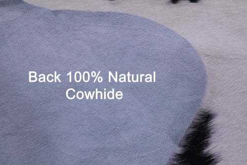 Tricolor Natural Cowhide Rug - Medium 6' 2