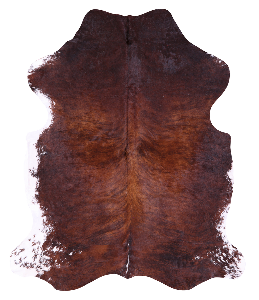 Brindle Natural Cowhide Rug - X-Large 7' 0"H x 5' 9"W