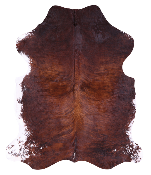 Brindle Natural Cowhide Rug - XLarge 7' 0"H x 5' 9"W