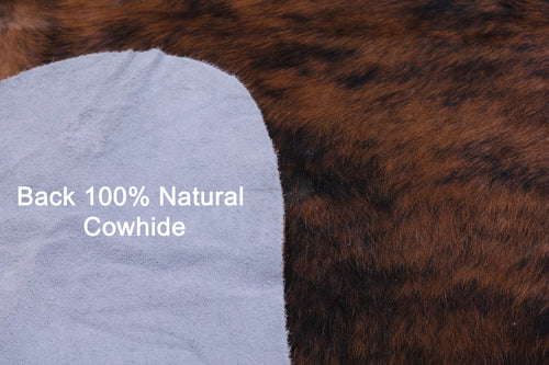 Brindle Natural Cowhide Rug - X-Large 7'2