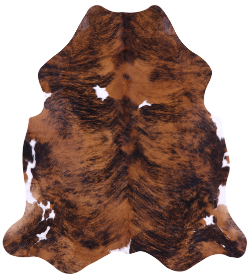 Brindle Natural Cowhide Rug - X-Large 7'2