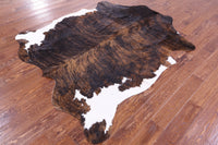 Thumbnail for Brindle Natural Cowhide Rug - XLarge 7'0