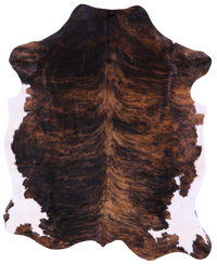 Thumbnail for Brindle Natural Cowhide Rug - XLarge 7'0