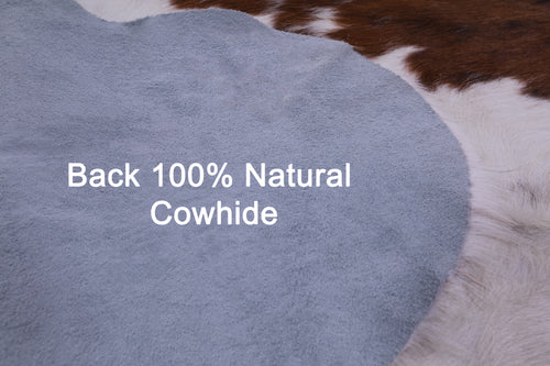 Brown & White Brindle Natural Cowhide Rug - X-Large 7'2