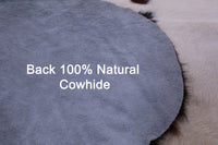 Thumbnail for Brown & White Natural Cowhide Rug - XX-Large 8'2