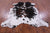 Tricolor Natural Cowhide Rug - XLarge 7'7"H x 6'9"W