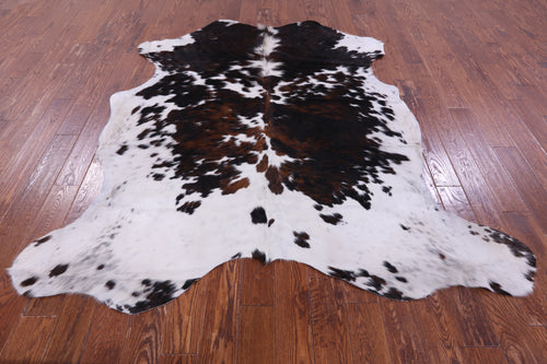 Tricolor Natural Cowhide Rug - X-Large 7'7