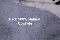 Thumbnail for Tricolor Natural Cowhide Rug - XLarge 7'7