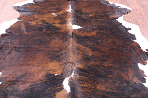 Brindle Natural Cowhide Rug - X-Large 7'7