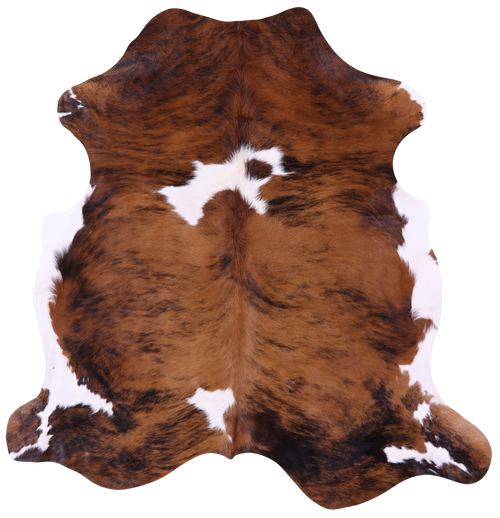 Brindle Natural Cowhide Rug - Large 6'7