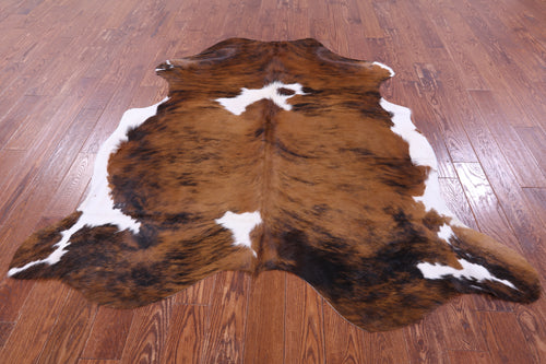 Brindle Natural Cowhide Rug - Large 6'7