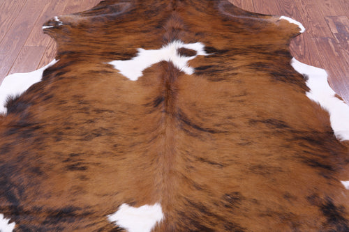 Brindle Natural Cowhide Rug - Large 6'7