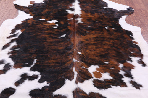 Tricolor Natural Cowhide Rug - X-Large 7'0