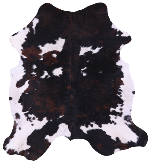 Tricolor Natural Cowhide Rug - X-Large 7'0