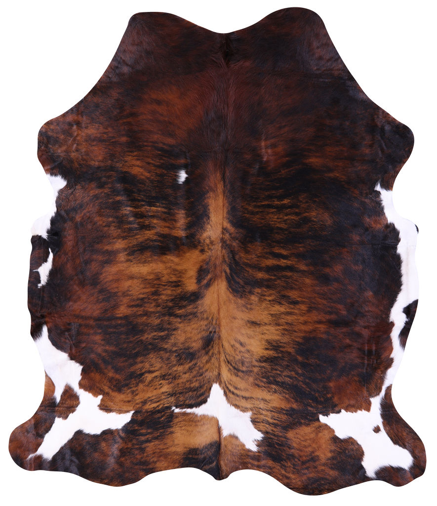 Brindle Natural Cowhide Rug - X-Large 7'3"H x 6'4"W