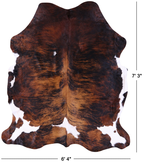 Brindle Natural Cowhide Rug - X-Large 7'3