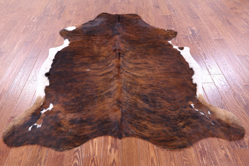 Brindle Natural Cowhide Rug - Large 6'7
