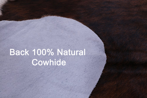 Brindle Natural Cowhide Rug - Large 6'7