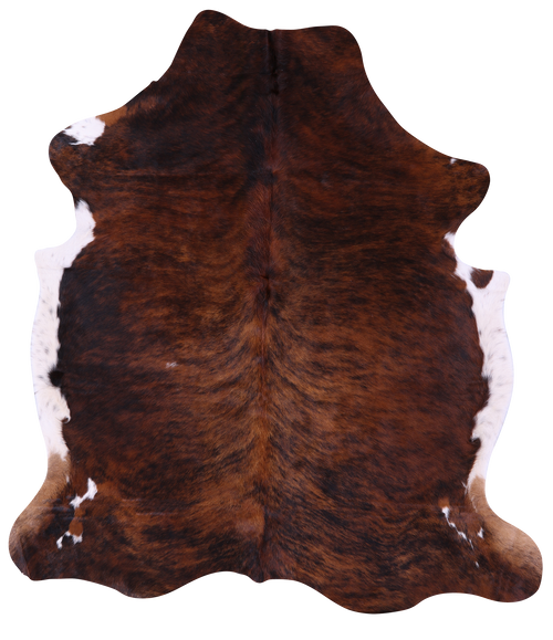 Brindle Natural Cowhide Rug - Large 6'7