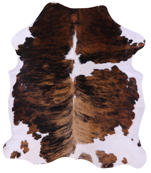 Brindle Natural Cowhide Rug - Large 6'6