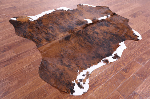 Brindle Natural Cowhide Rug - Large 6'10