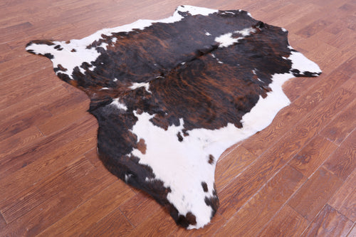 Tricolor Natural Cowhide Rug - Large 6' 10