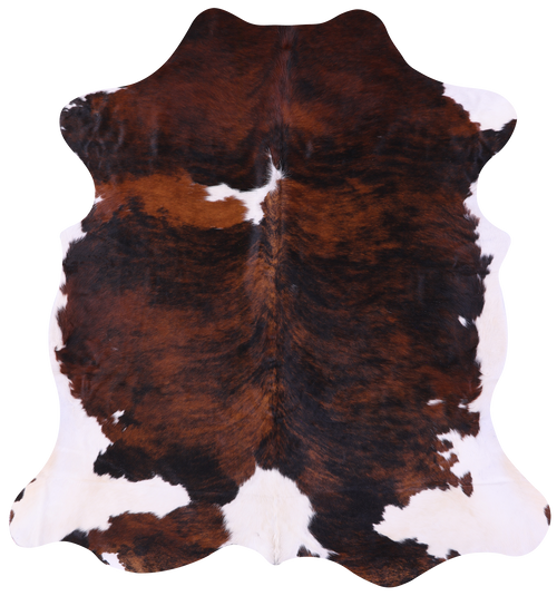 Brindle Natural Cowhide Rug - Large 6'7
