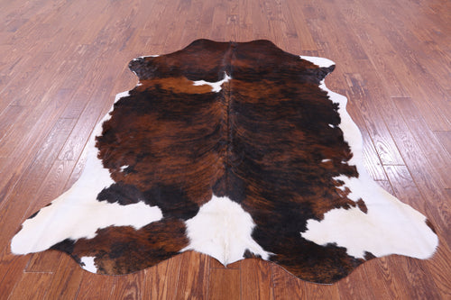 Brindle Natural Cowhide Rug - Large 6'7