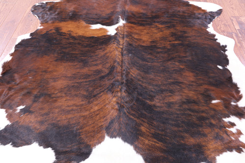 Brindle Natural Cowhide Rug - Large 6'7