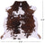 Brown & White Natural Cowhide Rug - Medium 5'9"H x 6'0"W