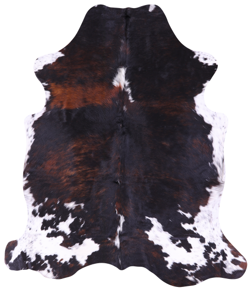 Tricolor Natural Cowhide Rug - X-Large 7'2