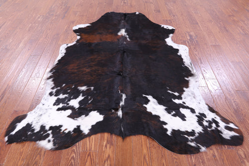 Tricolor Natural Cowhide Rug - X-Large 7'2