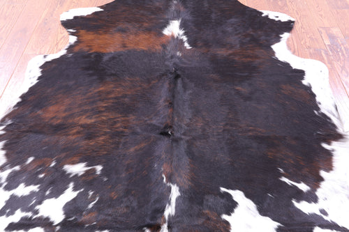 Tricolor Natural Cowhide Rug - X-Large 7'2