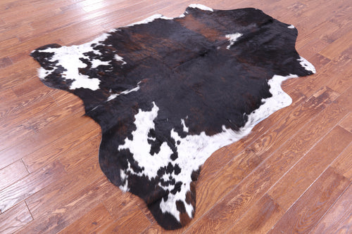 Tricolor Natural Cowhide Rug - X-Large 7'2