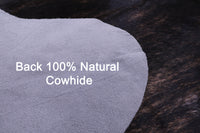 Thumbnail for Dark Brindle Natural Cowhide Rug - X-Large 7'0
