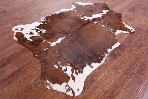 Brindle Natural Cowhide Rug - Large 6'9