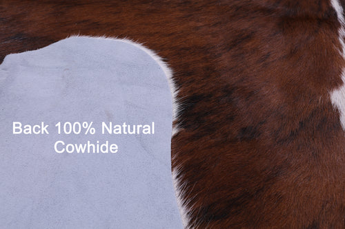 Brindle Natural Cowhide Rug - Large 6'9