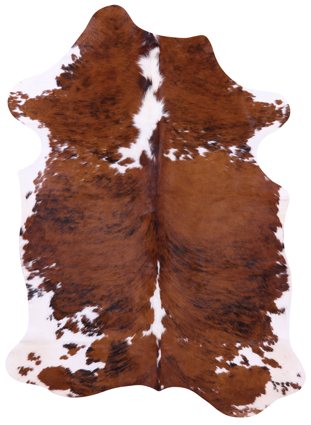 Brindle Natural Cowhide Rug - Large 6'9"H x 5'2"W